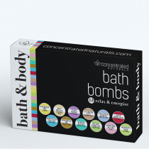 Concentrated Naturals Bath Bombs 12-piece Set 